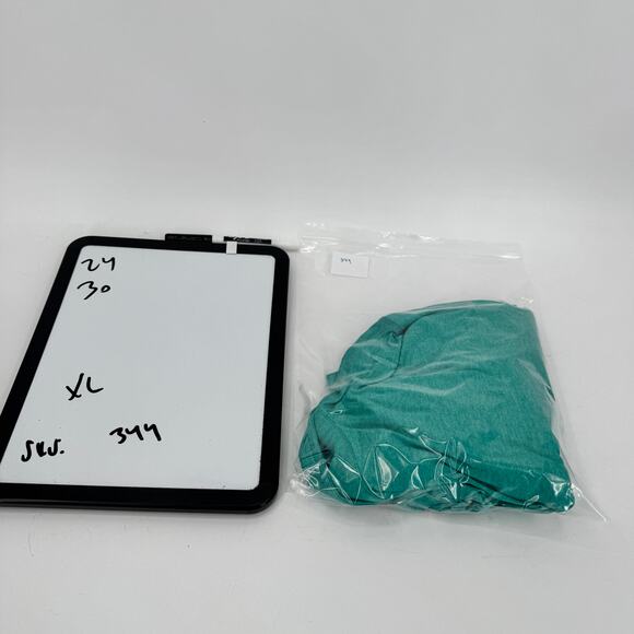 Rabbit EZ Polo Mens XL Turquoise Blue Short Sleeve Lightweight Coastal - Picture 9 of 9